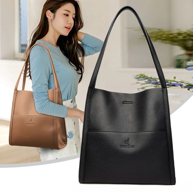 Leder Schultertasche