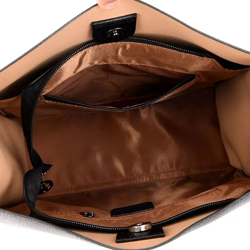 Leder Schultertasche