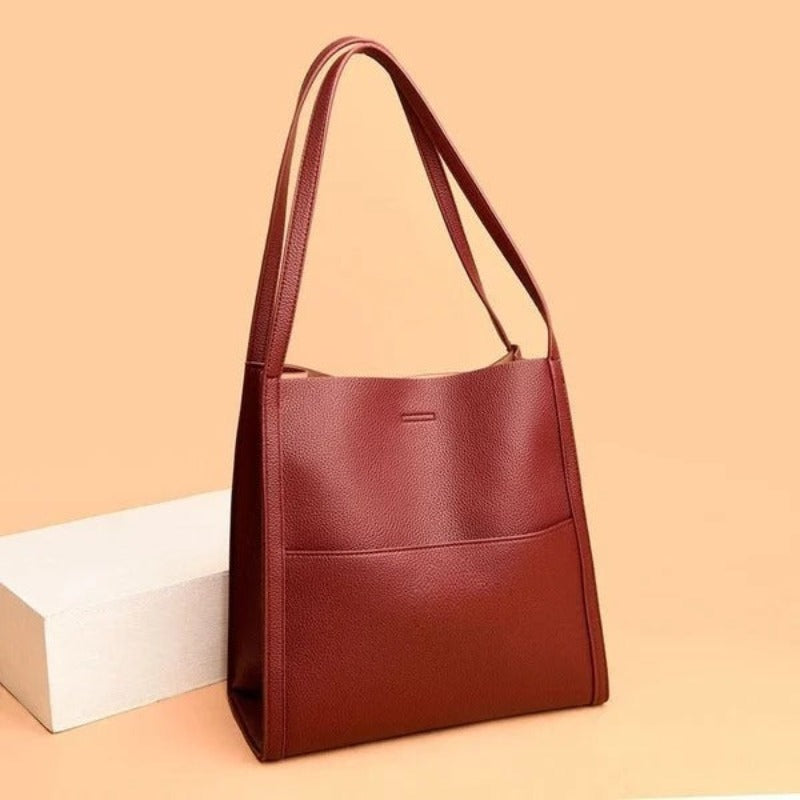 Leder Schultertasche