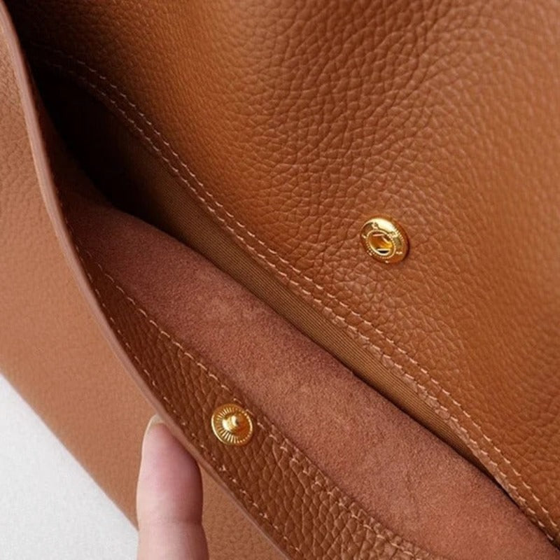 Leder Schultertasche
