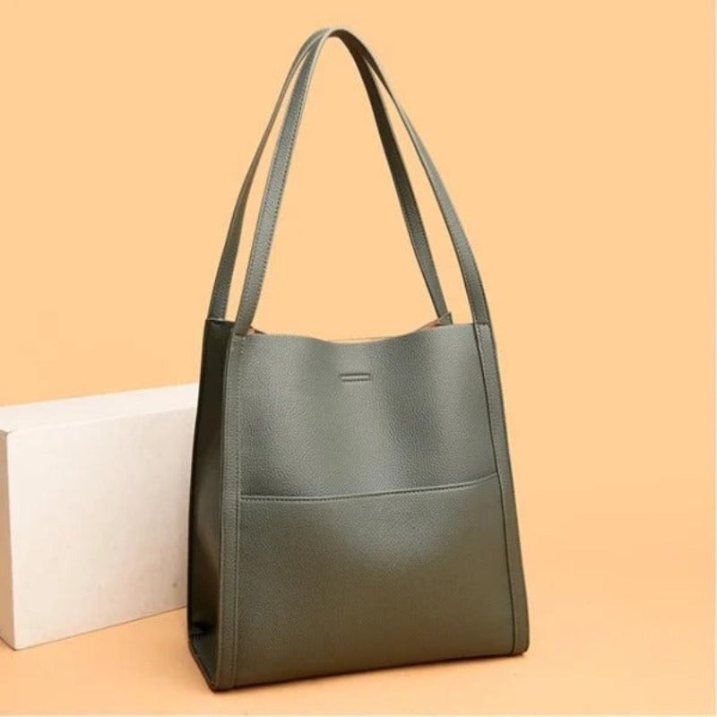Leder Schultertasche