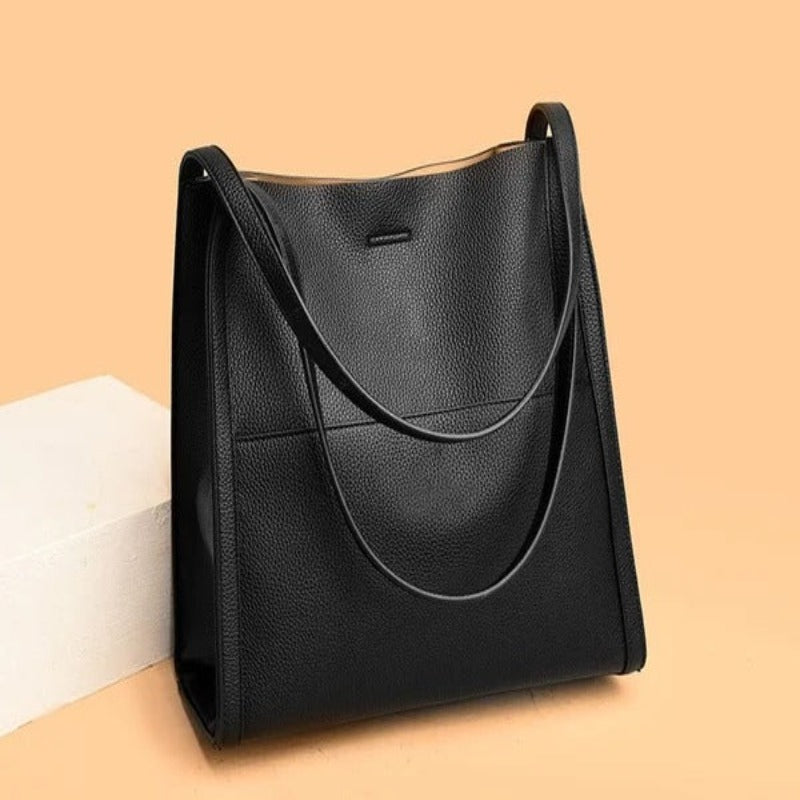 Leder Schultertasche