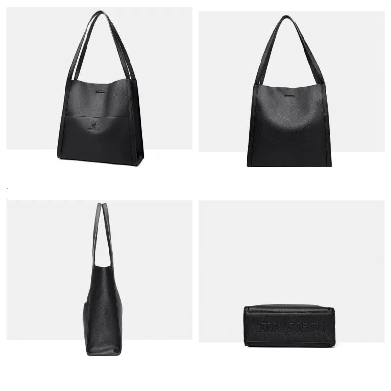 Leder Schultertasche