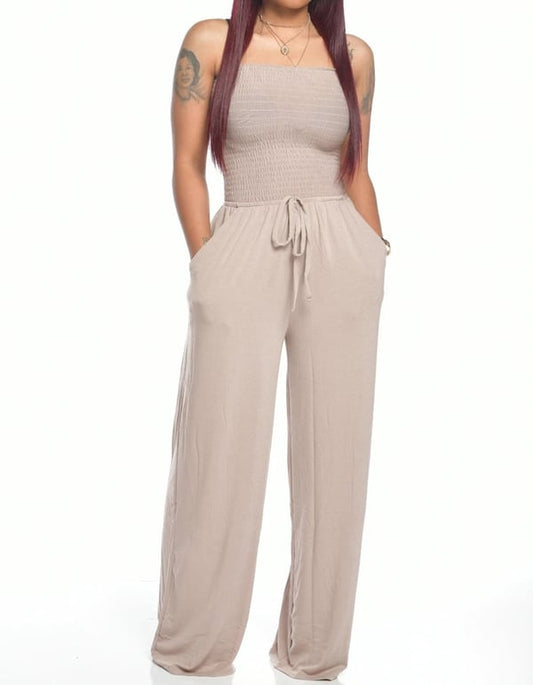 OLIVIA -  Neuester trägerloser Taillen-Jumpsuit 2024