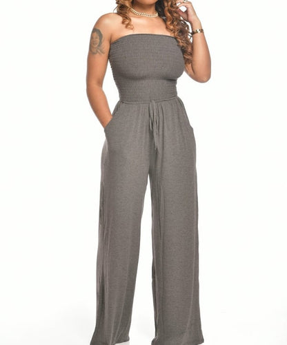 OLIVIA -  Neuester trägerloser Taillen-Jumpsuit 2024