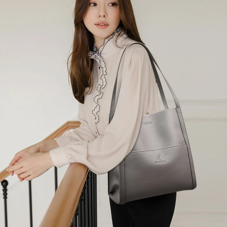 Leder Schultertasche