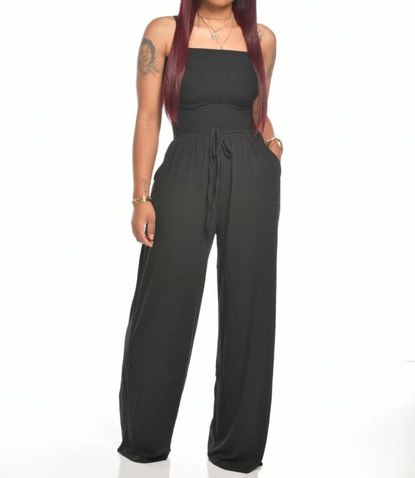 OLIVIA -  Neuester trägerloser Taillen-Jumpsuit 2024